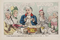 KG 16436
<br/>
The gradual abolition of the slave trade
<br/>
<em>Cruikshank, Isaac (1764-1811)</em>